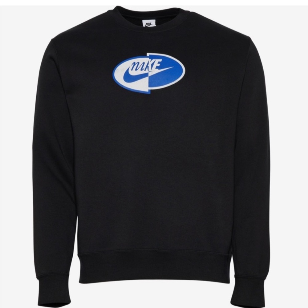 Nike Men's Black Split Logo Pullover